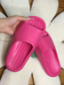 樸西2025新款厚軟底涼拖鞋男士外穿防滑浴室內兩穿速干家用情侶涼拖鞋 樹(shù)莓紅【甜酷超吸睛】 37-38 曬單實(shí)拍圖