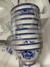 錦秋堂景德鎮陶瓷器 骨瓷餐具 家用碗碟套裝 青花釉下彩 中式洗碗機可用 6-10人|洗碗機可用|一覽芳華 60頭 曬單實(shí)拍圖
