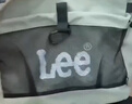 Lee斜挎包男大容量郵差包女學(xué)生斜挎書(shū)包通勤潮牌單肩包輕便挎包背包 灰綠色 曬單實(shí)拍圖