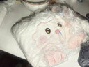 兜市精選電熱水袋充電防爆熱敷暖宮插電毛絨可愛(ài)熱寶暖水袋暖寶寶送女友 米白小羊（可拆洗）智能防爆 曬單實(shí)拍圖