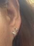 DAISY DREAM999足銀流星耳環(huán)女養耳洞星星耳圈輕奢高級感耳扣四芒星氣質(zhì)耳飾 999足銀流星耳環(huán) 曬單實(shí)拍圖