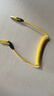車(chē)載伸縮彈簧65W充電線(xiàn)四合一數據線(xiàn)適用華為蘋(píng)果16iPhone快充線(xiàn) 車(chē)載彈簧線(xiàn)（黃色）-1條裝 曬單實(shí)拍圖