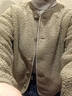 優(yōu)衣庫女裝男裝仿羊羔絨搖粒絨休閑開(kāi)衫長(cháng)袖寬松外套479616 56 橄欖色 S 曬單實(shí)拍圖