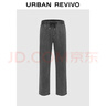 UR2025夏季新款男時(shí)尚復古休閑松緊腰抽繩牛仔長(cháng)褲UMM850057 曬單實(shí)拍圖