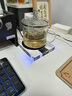 普芝透明加熱杯墊可調溫智能恒溫杯墊家用保溫杯子宿舍熱牛奶神器保溫杯墊55度養生杯泡茶快速加熱底座 BD31透明款【2檔調節 +彩色燈光】 曬單實(shí)拍圖