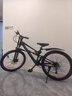 JEEP吉普山地自行車(chē)軟尾山地車(chē)雙減震越野成人男女學(xué)生單車(chē)-偵查者350 9速-高級灰-中置減震-雙肩減震【幻紫款】 26寸（建議身高160-185cm） 曬單實(shí)拍圖