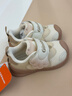 基諾浦（ginoble）步前鞋8-18個(gè)月25年春季男女寶寶萌寵學(xué)步鞋GB2388蛋糕米 曬單實(shí)拍圖