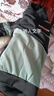 真維斯（Jeanswest）衛衣男士春秋季圓領(lǐng)寬松套頭無(wú)帽2025新款拼接打底衫長(cháng)袖t恤男 草綠 XL 曬單實(shí)拍圖