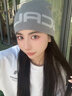 思凱樂(lè )（SCALER）戶(hù)外美利奴羊毛帽子男女秋冬25款保暖防寒針織帽百搭 太空灰 曬單實(shí)拍圖