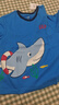 蓋璞男幼童夏季款立體鯊魚(yú)印花短袖T恤兒童裝上衣465402 曬單實(shí)拍圖