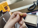 六福珠寶黃金戒指小馬駒光影金手工編織實(shí)心足金禮物 計價(jià) 11號-約1.32克 曬單實(shí)拍圖
