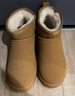 回力官方雪地靴冬季女鞋保暖面包鞋東北加絨短靴雪地棉鞋子女 棕色37 曬單實(shí)拍圖