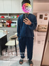 京東京造抗靜電睡衣男睡衣珊瑚絨法蘭絨加厚加絨保暖情侶家居服暮光藍XL 曬單實(shí)拍圖