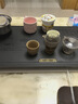 哈駱頓（HALODN）茶盤(pán)烏金石紋客廳辦公室茶盤(pán)合成石頭功夫茶臺茶海茶盤(pán)下排水茶具 憶江南80*37cm 【堅硬合成石，下單即送7件套】 曬單實(shí)拍圖