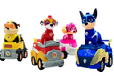 汪汪隊立大功（PAW PATROL）汪汪隊玩具車(chē)男孩女孩阿奇天天套裝回力車(chē)汽車(chē)玩具巡邏救援隊 【經(jīng)典款】回力車(chē)全套4只裝 曬單實(shí)拍圖