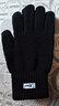 特步騎行手套保暖冬季男女士防寒棉毛線(xiàn)針織加絨黑手套觸屏防凍電動(dòng)車(chē) 曬單實(shí)拍圖