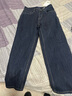 714street經(jīng)典美式純棉原色牛仔褲男2025秋季新款微寬松直筒長(cháng)褲 靛藍色 S 曬單實(shí)拍圖
