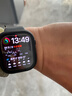 Apple/蘋(píng)果 Watch S11 智能手表GPS款42毫米亮黑色鋁金屬表殼黑色運動(dòng)型表帶S/M MEU94CH/B 曬單實(shí)拍圖