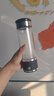 植氫日本富氫水杯水素水機高濃度電解制氫氣杯弱堿性水壺負離子養生杯 1800PPB黑色350毫升E3 曬單實(shí)拍圖