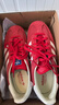 阿迪達斯（adidas）（adidas）三葉草男女鞋GAZELLE INDOOR低幫休閑鞋IF1808紅白38 曬單實(shí)拍圖