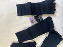 浪莎女士五指襪秋冬季100%純棉抗菌防臭防腳氣中筒透氣分趾女襪4雙 曬單實(shí)拍圖