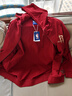 NBA官方【新品發(fā)售】新年系列冬季男女同款保暖連帽衛衣 湖人/火箭 紅色(休斯頓火箭) 3XL 曬單實(shí)拍圖