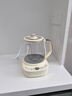 小熊（Bear）全玻璃養生壺 安噸噸恒溫壺 辦公室多功能煮茶壺 0膠水0金屬 72h保溫  1.5L YSH-H15F2 曬單實(shí)拍圖