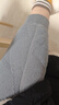 棉奇熊兒童棉服秋冬季女童校服神器棉衣內膽加厚保暖套裝內穿男棉襖上衣 X009灰色-褲子【羊毛蠶絲保暖】 130 【建議身高120-130CM】 曬單實(shí)拍圖