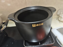 康巴赫（KOBACH）砂鍋煮燉燜煨熬陶瓷煲煎中藥鍋耐高溫不開(kāi)裂養生湯煲電陶爐燃氣灶 紅蓋大號（1-7人） 4.8L 曬單實(shí)拍圖