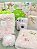 INSTAX富士instax立拍立得 一次成像相機 mini12精美禮盒 櫻花寶貝 含10張fafa花邊相紙 曬單實(shí)拍圖