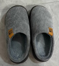 海瀾之家（HLA）家居棉拖鞋男士新款家用秋冬季厚底防滑保暖室內保暖情侶棉拖鞋女 煙灰色 44-45 【適合43-44碼腳】 曬單實(shí)拍圖