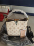 奧康（Aokang）包包女包新潮輕奢時(shí)尚手提包斜挎包休閑單肩包生日新年情人節禮物 米白色 曬單實(shí)拍圖