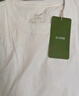 京舒棉京東自有品牌棉·10A抑菌新疆棉男裝短t打底衫T恤軟棉棉 白色 L 曬單實(shí)拍圖