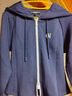 ONLY2025秋季新款活力撞色雙向拉鏈連帽長(cháng)袖運動(dòng)衛衣女|12549R014 E39海軍藍色 L 曬單實(shí)拍圖