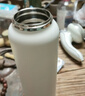 SZTAA保溫杯水杯高顏值學(xué)生咖啡杯便攜316不銹鋼長(cháng)效保溫隨行杯可樂(lè )杯 月牙白480ml【316+杯刷】 曬單實(shí)拍圖