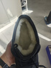 蜀黍家羊皮毛一體棉鞋冬季男皮鞋加絨保暖鞋增高休閑真皮皮鞋雪地靴棉鞋 新式羊皮毛抗寒棉鞋（加絨款內里白色羊毛) 43 曬單實(shí)拍圖
