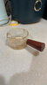 Bincoo意式咖啡萃取杯帶刻度玻璃量杯濃縮杯木柄小奶盅奶罐盎司杯 曬單實(shí)拍圖