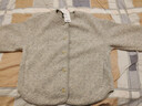 優(yōu)衣庫女裝男裝仿羊羔絨搖粒絨休閑開(kāi)衫長(cháng)袖寬松外套冬新款479616 02 淺灰色 S 曬單實(shí)拍圖