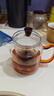 全度（Quandu） 茶壺玻璃泡茶壺加厚耐熱玻璃泡茶器過(guò)濾茶壺功夫茶具 曬單實(shí)拍圖