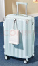 袋鼠高顏值行李箱女學(xué)生2025新款多功能拉桿箱男大容量密碼箱耐用皮箱 168多功能升級加厚款【天空藍】 26寸【高中生推薦】 曬單實(shí)拍圖