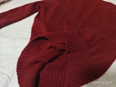 京東京造羊絨衫女100山羊絨秋冬新厚款針織毛衣 高領(lǐng)復古紅 XS 曬單實(shí)拍圖