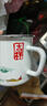 搪瓷杯加厚大容量青花瓷搪瓷水杯帶蓋搪瓷茶缸搪瓷茶杯搪瓷杯搪瓷 春色滿(mǎn)圓【加厚杯】 14CM（2升） 曬單實(shí)拍圖