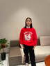 安踏兒童衛衣女大童裝2026春季新年款馬年印花優(yōu)可絲套頭衫362618711 天驕紅-2 160 曬單實(shí)拍圖