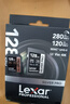 雷克沙（Lexar）128GB SD存儲卡 C10 U3 V60 4K相機內存卡 讀280MB/s 寫(xiě)120MB/s 捕捉光影（1667x升級版） 曬單實(shí)拍圖