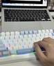 邁從（MCHOSE）K99 V3客制化機械鍵盤(pán)無(wú)線(xiàn)藍牙有線(xiàn)三模結構全鍵熱插拔電競游戲辦公筆記本ipad通用 K99 V3 晴空藍-琉光冰淇淋軸 曬單實(shí)拍圖