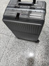 Walker Shop輕奢品牌行李箱鋁框登機箱男前開(kāi)蓋多功能拉桿箱密碼旅行箱 槍色 20英寸 【登機箱】 曬單實(shí)拍圖