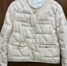 香影小香風(fēng)輕薄羽絨服女2025冬季新款90白鴨絨圓領(lǐng)法式白色短外套 鷺白 XL 曬單實(shí)拍圖