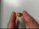 周六福（ZLF）  黃金戒指男款財字足金999男戒 計價(jià) 16號-5.71g 曬單實(shí)拍圖