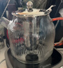 茗光茶壺玻璃泡茶壺茶水分離煮茶壺養生壺高硼硅玻璃燒水壺茶具1500ml 曬單實(shí)拍圖