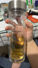 希諾雙層玻璃杯抗菌隔熱高檔車(chē)載水杯男2025新款鈦杯泡茶杯子X(jué)N-9103K 曬單實(shí)拍圖